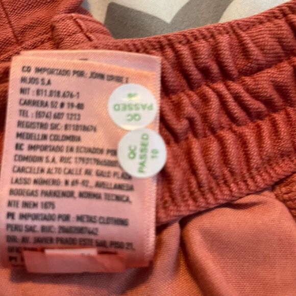 American Eagle AE Stretch Cargo Straight Pant Rust Brown 0 Short - Picture 10 of 12